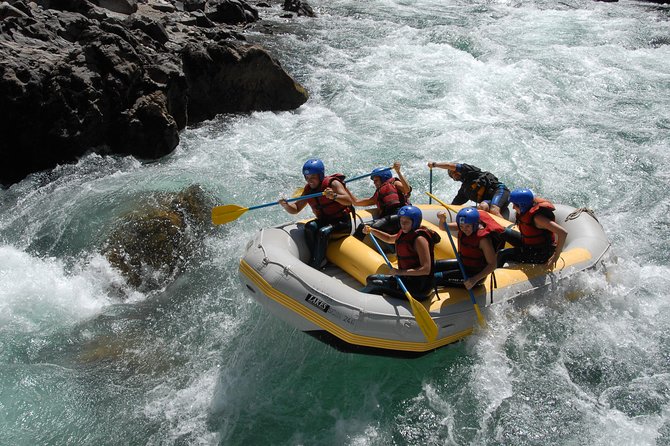 Adrenaline Rafting on the Manso River to the Andes Border - Coffee, croissants, and the safety briefing at Ranch Josh