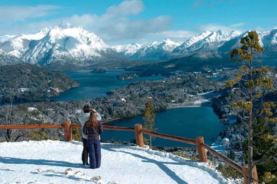 Bariloche: Circuito Chico and Cerro Catedral - The panoramic point above the Llao-Llao peninsula
