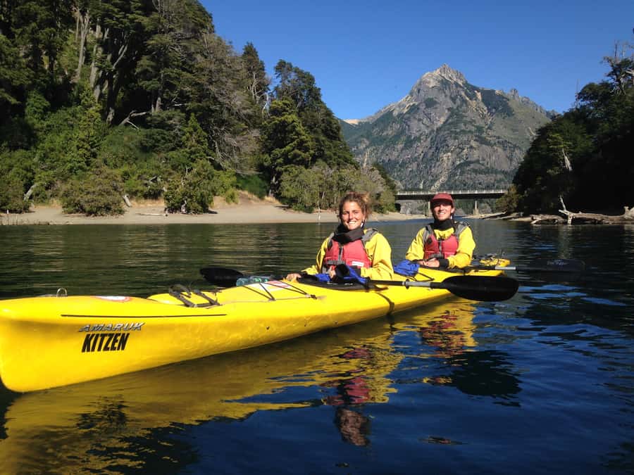 Bariloche: Half Day Kayak to Nahuel Huapi or Moreno Lakes - Nahuel Huapi: open water and mountain walls