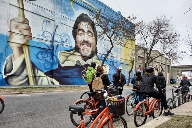 Bike Tour: Urban Art in Buenos Aires - Stop 3: San Diego and the Maradona connection