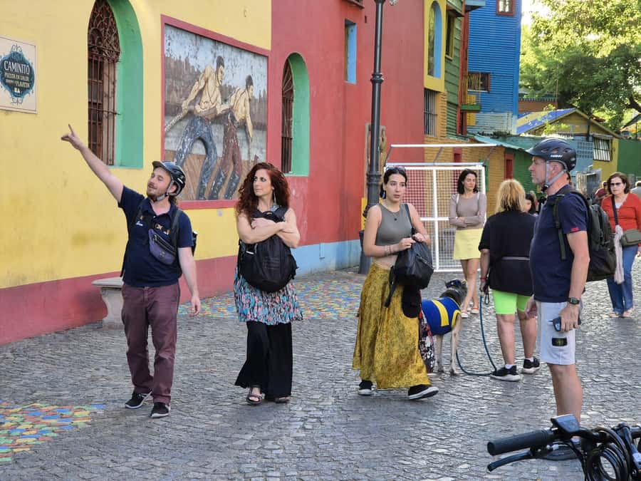 Buenos Aires: E-Bike Tour in the South Circuit of Buenos Aires - Caminito is colorful, crowded, and worth seeing carefully