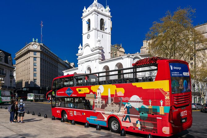 Buenos Aires Hop-On Hop-Off Bus, Free Walking Tours & Discounts - Starting at Diagonal Norte and Congreso