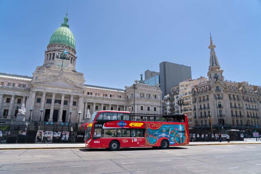 Buenos Aires: Hop-On Hop-Off City Bus Tour - La Boca, Caminito, and the football stops