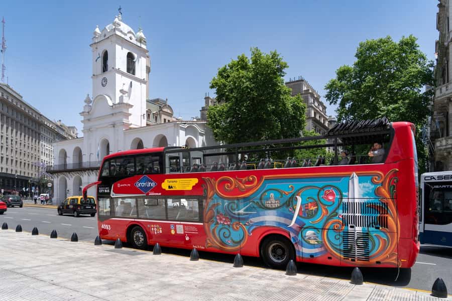 Buenos Aires: Hop-On Hop-Off City Bus Tour - Starting at Diagonal Norte or Plaza San Martín