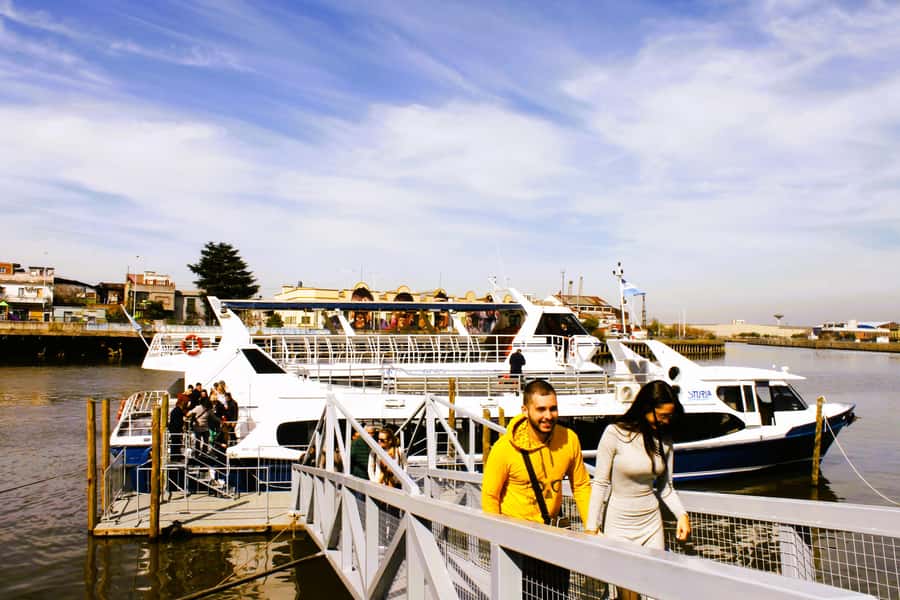 Buenos Aires: Navigation from Pto. Madero to La Boca - The Ecological Reserve and Waterfront Towers