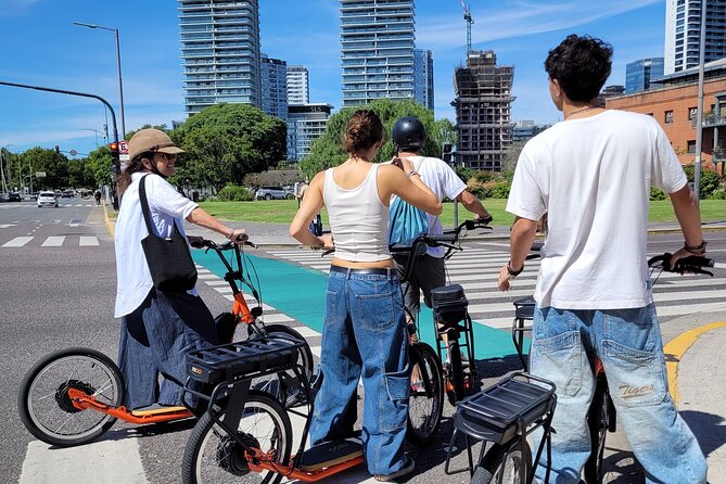 Buenos Aires North and Sur Electric Scooter Tour - Floralis Genérica and the San Martín stop