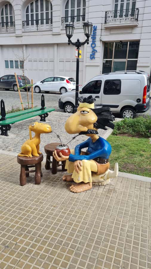 Buenos Aires: San Telmo, History, Bars, and Tango! - Mafalda, comic streets, and local character