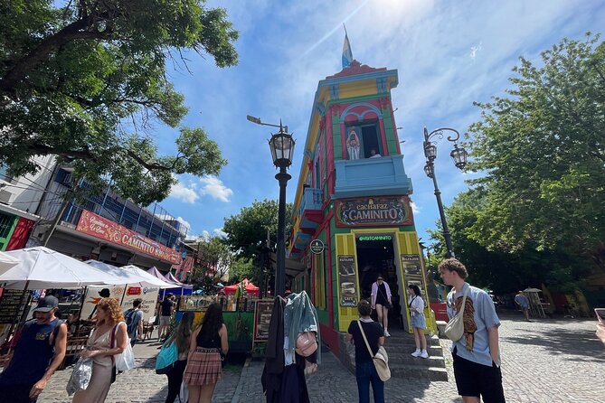 Buenos Aires Walking Tour and Palacio Barolo Guided Tour - La Boca, tango, football, and immigration