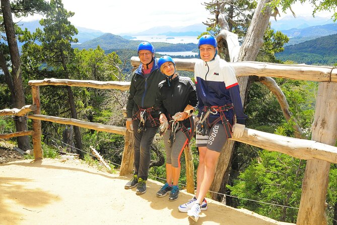 Cerro Lopez Zipline Adventure from Bariloche - The safety briefing and equipment check