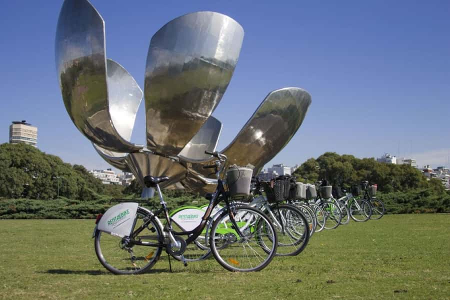 City Bike Tour in Palermo and Recoleta - Green space at the Bosques de Palermo