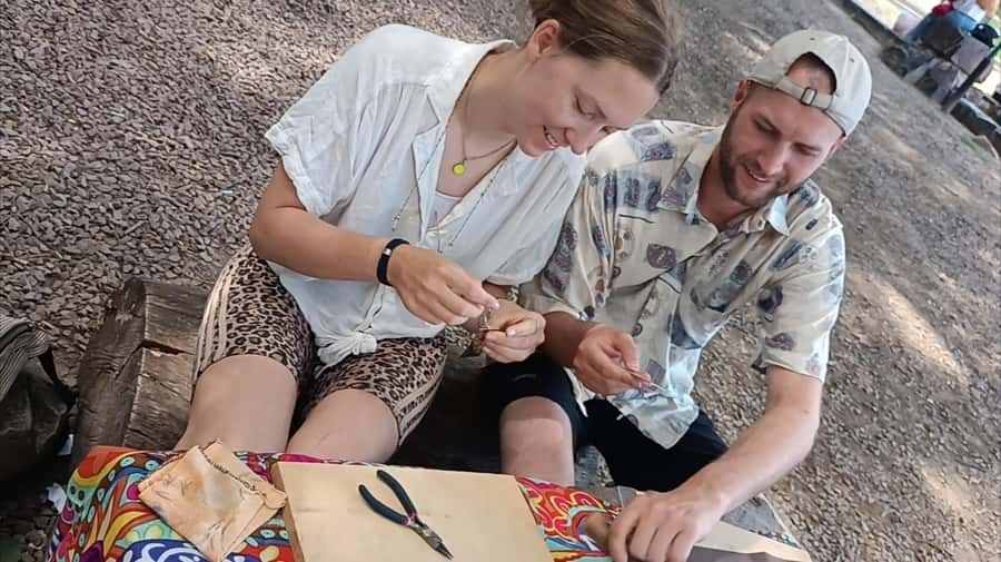 City of Salta: Alpaca and leather handicraft workshop in the open air! - A two-hour session with a relaxed pace