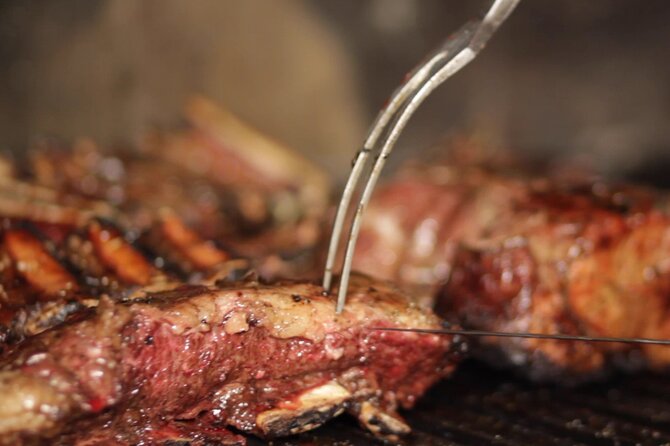 Dinner Secrets of Asado in Buenos Aires - The family garden and the first look at the grill