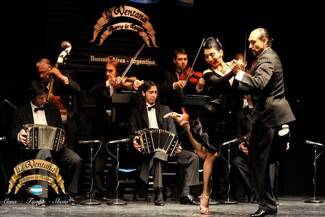 Dinner Tango Show including transfers in out - Dinner at La Ventana: three courses and included drinks