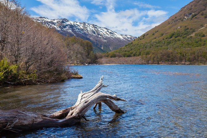 Discover Cerro Tronador with Ventisquero Negro Glacier - Mascardi Lake and the turn onto the dirt road