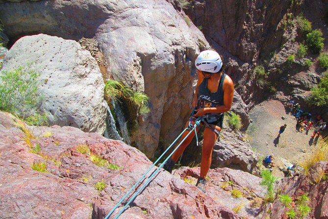 Family Trekking + Rappelling - Potrerillos: "Cascada del Angel" - A full day from Mendoza into the Potrerillos mountains