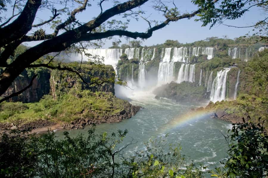 From Foz do Iguaçu: Argentinean Falls Tour with Pickup - Upper Circuit: broad views over the cascades