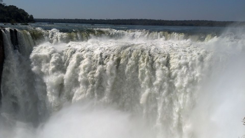 From Foz do Iguaçu: Iguazú Falls Boat Ride Argentina - The Upper Circuit and the tropical forest walk