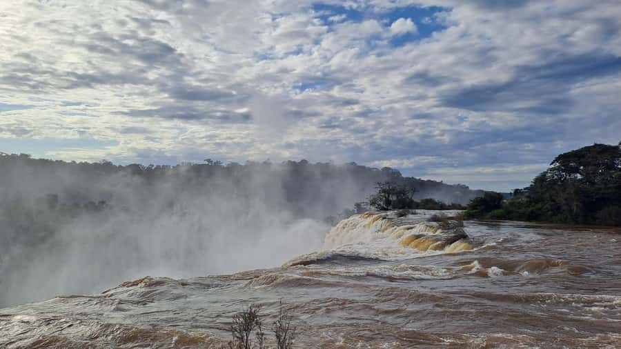 From Foz do Iguaçu: Iguazú Falls Boat Ride Argentina - The Great Adventure boat ride under the falls