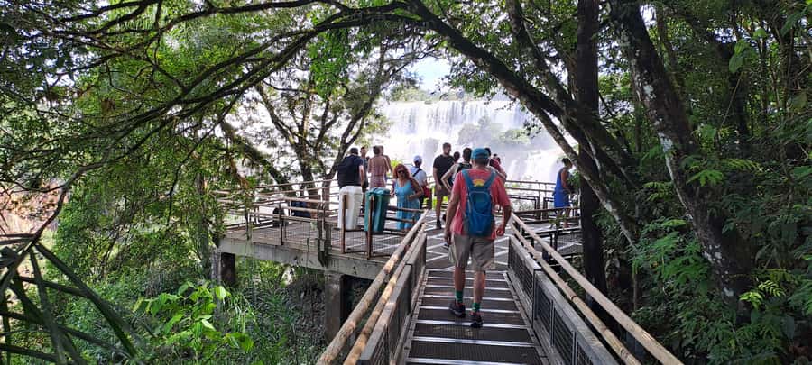 From Foz do Iguaçu: Tour to Argentinian Falls - The park’s train and the first orientation