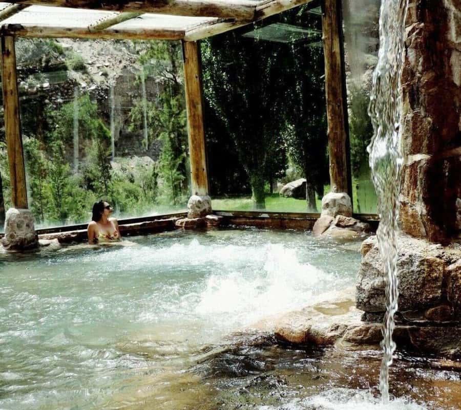 From Mendoza: Premium Spa Day at the Cacheuta Hot Springs - Inside the grotto sauna
