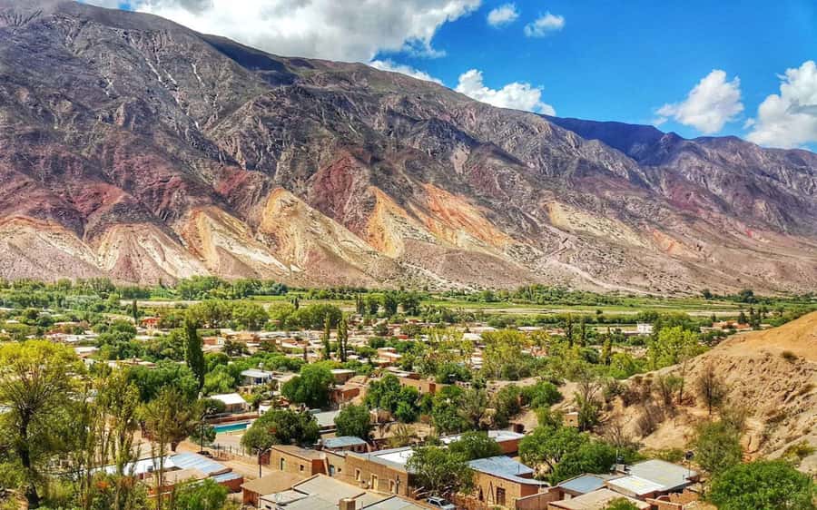 From Salta: Quebrada de Humahuaca, Purmamarca and Tilcara - Purmamarca and the Hill of the Seven Colors