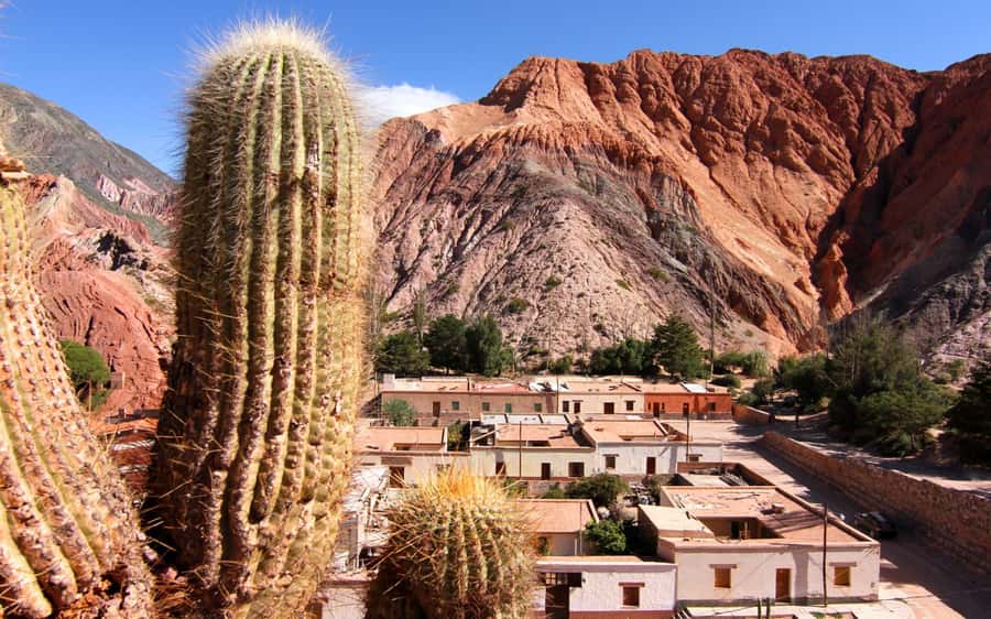 From Salta: Salinas Grandes, Purmamarca and Cuesta de Lipán - Purmamarca and the Hill of Seven Colors