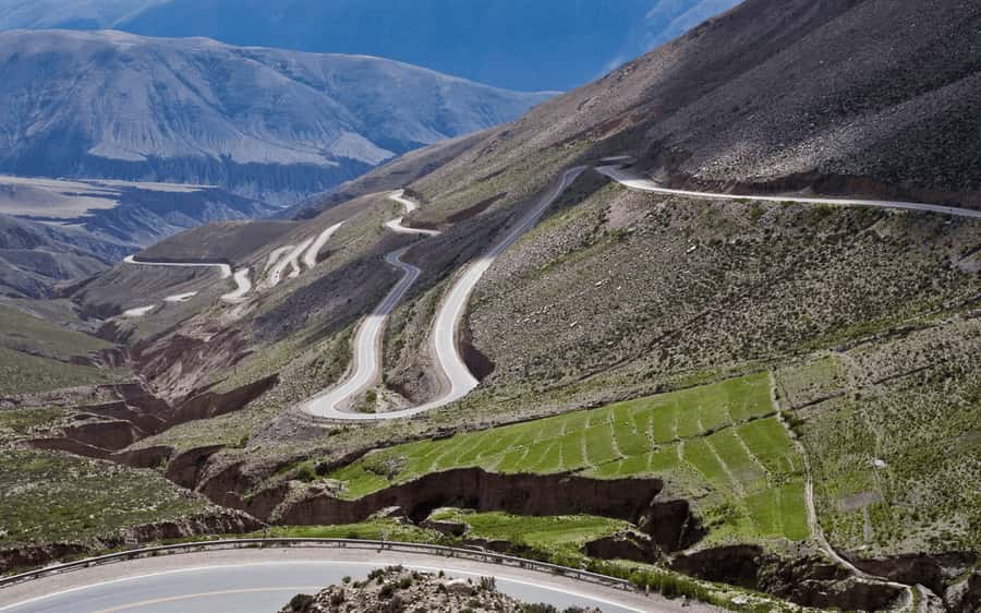 From Salta: Salinas Grandes, Purmamarca and Cuesta de Lipán - Two hours back in Purmamarca