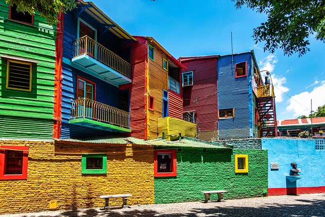 Full day Tour with a friend in Buenos Aires - Caminito in La Boca, color with a tourist edge