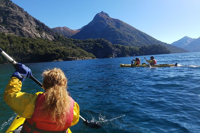 Half a day of kayaking on the Nahuel Huapi lake in private service - A Mate break with a local feel