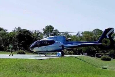 Helicopter over Iguazu Falls transfer at Puerto Iguazú Hotels