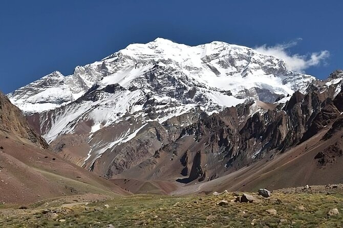 High Mountain, Aconcagua and Inca Bridge - Las Cuevas marks the highest point of the outing