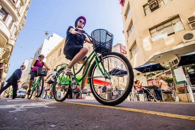 Highlights of BA by Bike - Part two - - Avenida de Mayo and the broad view of downtown