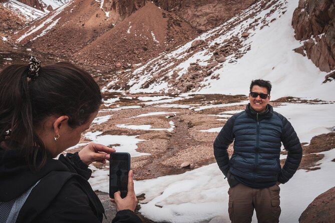 Hiking in Cajón de los Arenales from Mendoza or Uco Valley - Reaching the thaw-fed lagoon