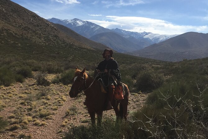 Horseback expedition to The Andes, 2 days. Sleep in the heart of the mountain. - Lunch beside the river: a full Argentine asado