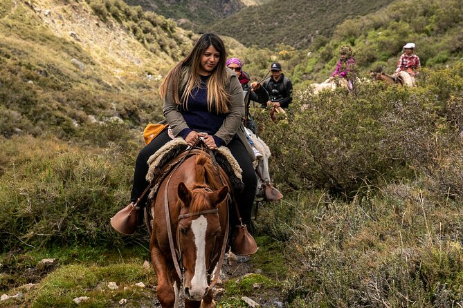 Horseback riding at sunset in the Andes - The Picada Criolla Adds Local Flavor