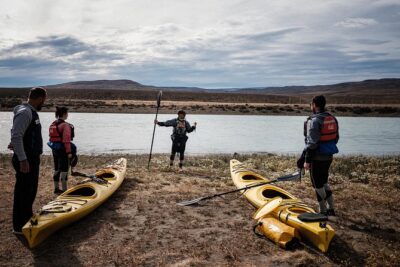Kayak Full-Day Activity in La Leona River from El Calafate
