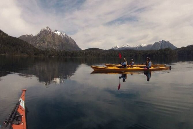 Lake Moreno or Lake Gutiérrez Kayaking - Getting ready beside the water
