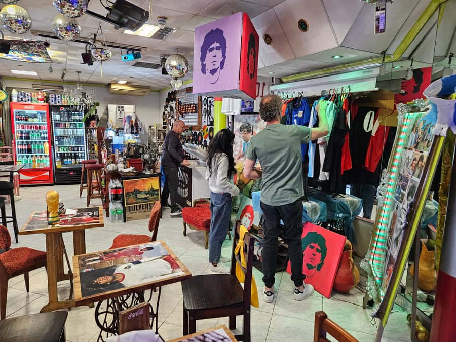 Maradona Tour: Murals, Chapel, Stadium, Museum, Casa D10S - The Diego Armando Maradona Museum, about one hour
