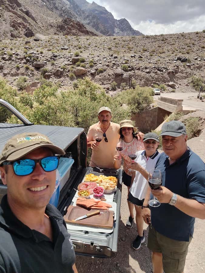Mendoza : The best High Mountain Private tour - 4x4 style! - Puente del Inca adds color and character to the route
