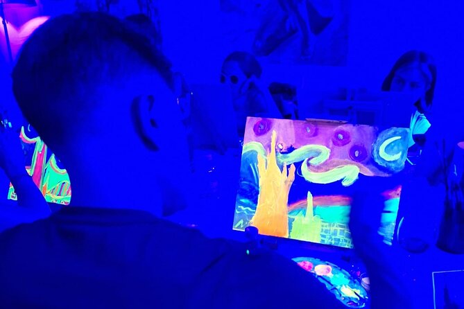 Painting My Own Starry Night at Buenos Aires FLUO - Obelisco Area - Is $65 a fair price?
