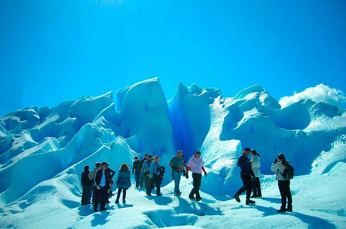 Perito Moreno Glacier Big Ice Tour from El Calafate - Putting on crampons for the glacier