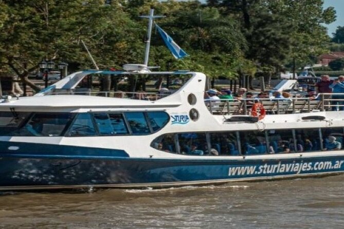 Premium Audio Guided Navigation to Tiger roundtrip - Returning to Puerto Madero at 4 pm