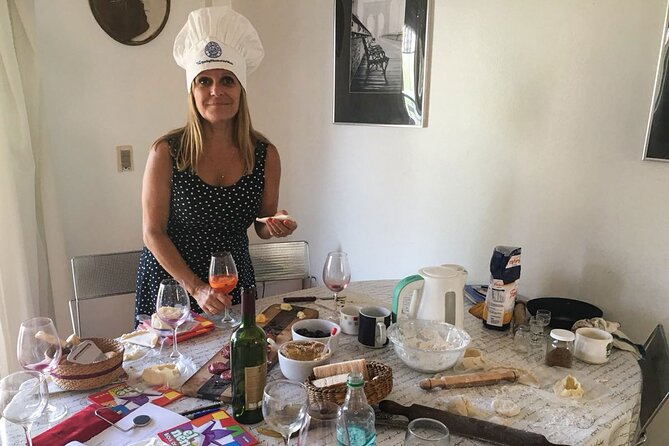 Private Empanada Cooking Class in Buenos Aires with a Local - Sitting down to fresh empanadas, salad, and dessert