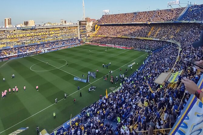 Private Guided Experience and Ticket at La Bombonera Buenos Aires - La Previa: choripan, beer, and fernet
