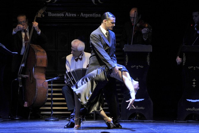 Promo Buenos Aires: City Tour + Dinner & Tango Show - San Telmo shows an older Buenos Aires