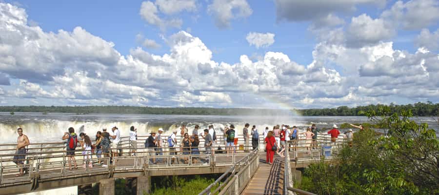 Puerto Iguazu: Iguazu Falls Argentinian Side Full-Day Tour - The ecological train and park connections