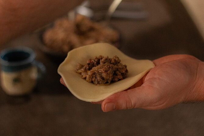 Roast and Empanadas Class with Wine |Mendoza|Braseando Experience - Making empanadas by hand