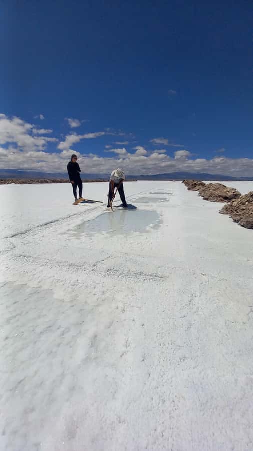 Salinas grandes by bike with lunch - Learning how salt is extracted