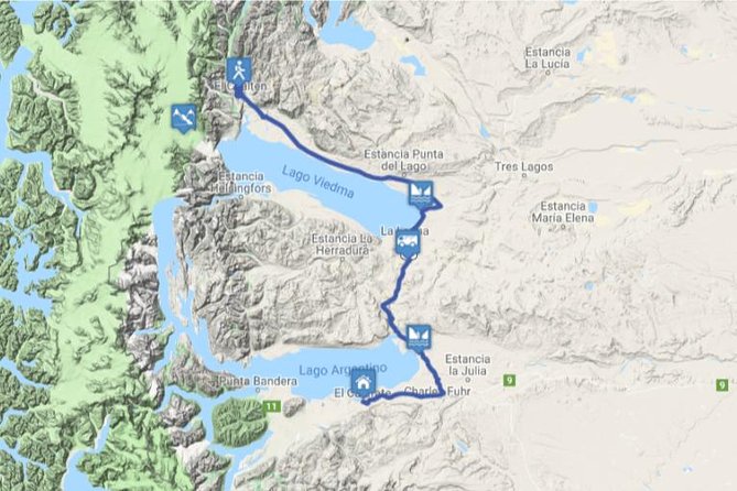 Transport "door2door" Calafate-Chalten or Chalten-Calafate - Comfort depends on the vehicle you receive
