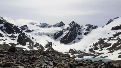 Trekking to Vinciguerra glacier and Tempanos lagoon